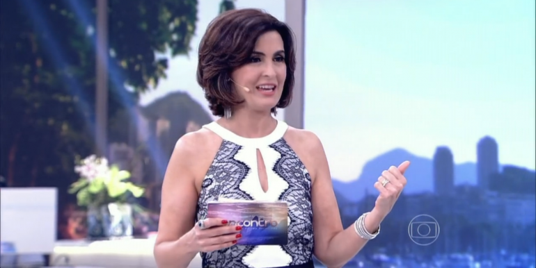 Fátima Bernardes durante o especial do Encontro (Foto: Reprodução/TV Globo)