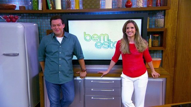 Fernando Rocha e Mariana Ferrão, o apresentadores do Bem Estar. Foto: Divulgação/TV Globo