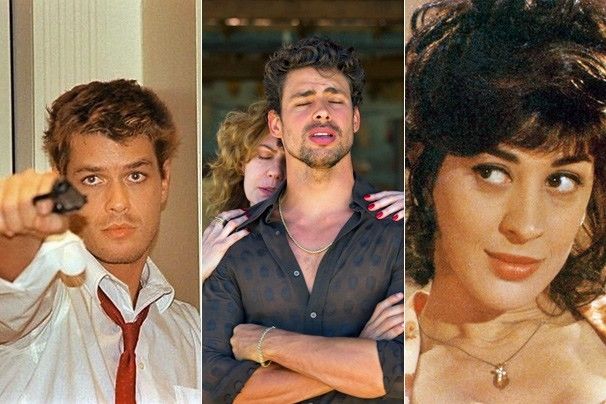 'Labirinto', 'Amores Roubados' e 'Engraçadinha', minisséries que viram filme no Luz, Câmera 50 Anos (Fotos: Divulgação/TV Globo)