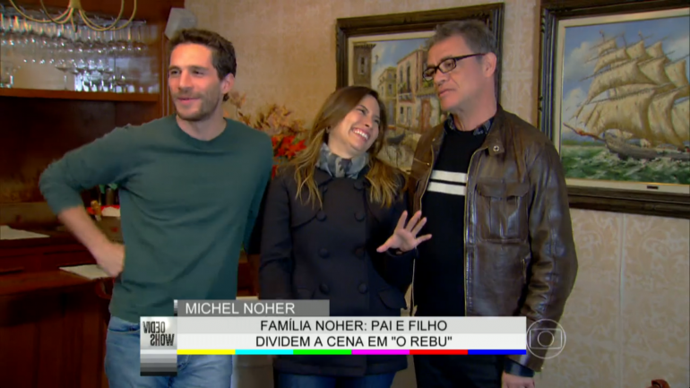 Michel Noher e Jean Pierre Noher em entrevista ao Vídeo Show (Foto: Reprodução/TV Globo)