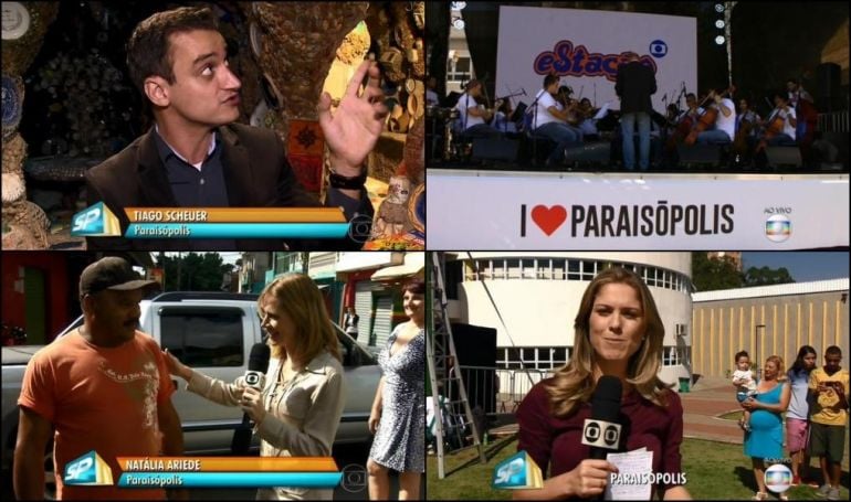 SPTV promove novela das sete para a Grande São Paulo (Fotos: Reprodução/TV Globo)