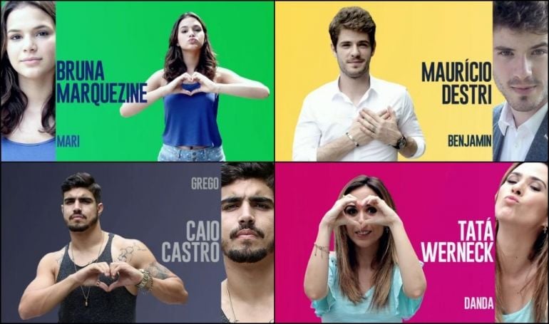 Protagonistas se apresentam em chamada de I Love Paraisópolis (Fotos: Reprodução/TV Globo)