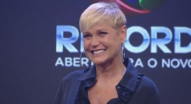 Xuxa em sua apresentação na Record (Foto: Reprodução/TV Record)