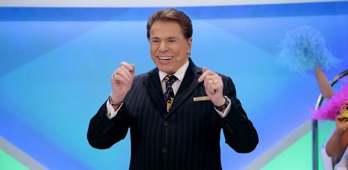 Silvio Santos apresentando seu programa (Foto: Reprodução/SBT)