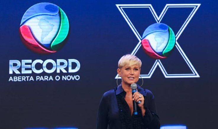 Xuxa em sua apresentação na Record (Foto: Reprodução/TV Record)