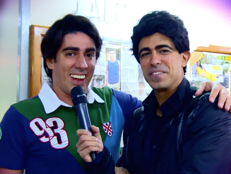 Adnet e Marcius (Foto: Reprodução/TV Globo)