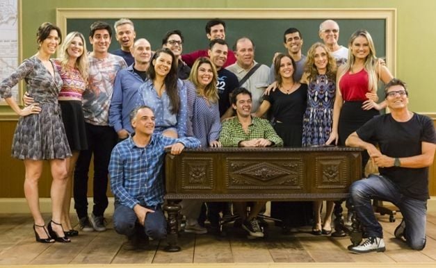 O elenco da Escolinha. Foto: Globo/Tata Barreto