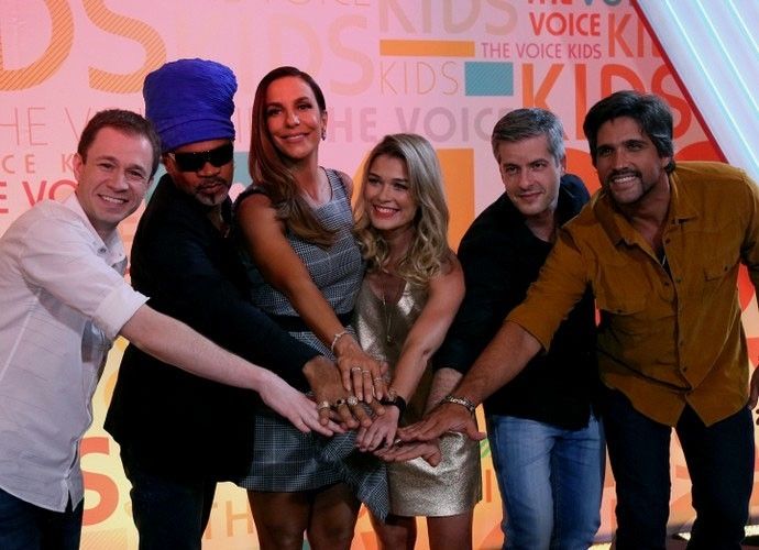 A equipe do The Voice Kids. Foto: Isabella Pinheiro/Globo