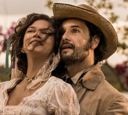 Marina Nery e Rodrigo Santoro em cena. Foto: Caiuá Franco/ Globo