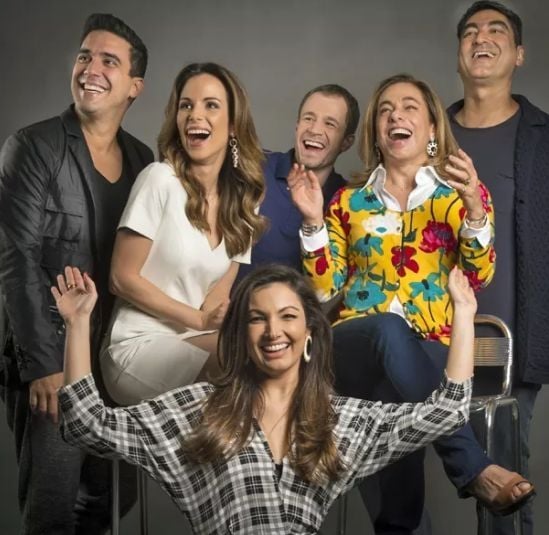 Os apresentadores do É de Casa. Foto: Globo