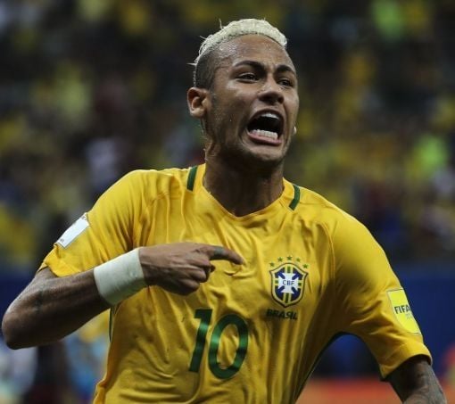 Neymar comemora gol. Foto: Divulgação