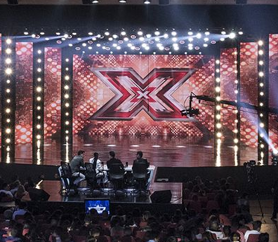 Cenário do X Factor Brasil. Foto: Band