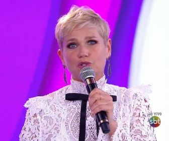 Xuxa no Teleton do ano passado. Foto: SBT