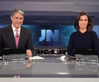 William Bonner e Renata Vasconcellos. Foto: Globo