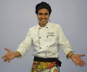 André Gonçalves no Super Chef 2016. (Mais Você/Globo)