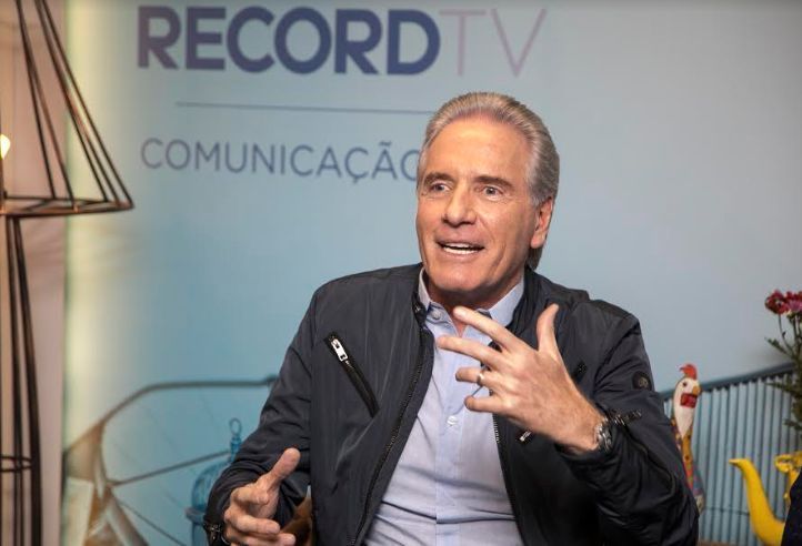 O apresentador Roberto Justus. Foto: Divulgação/Record TV