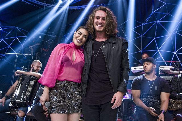 Naiara Azevedo e Vitor Kley. Foto: Globo/Fábio Rocha