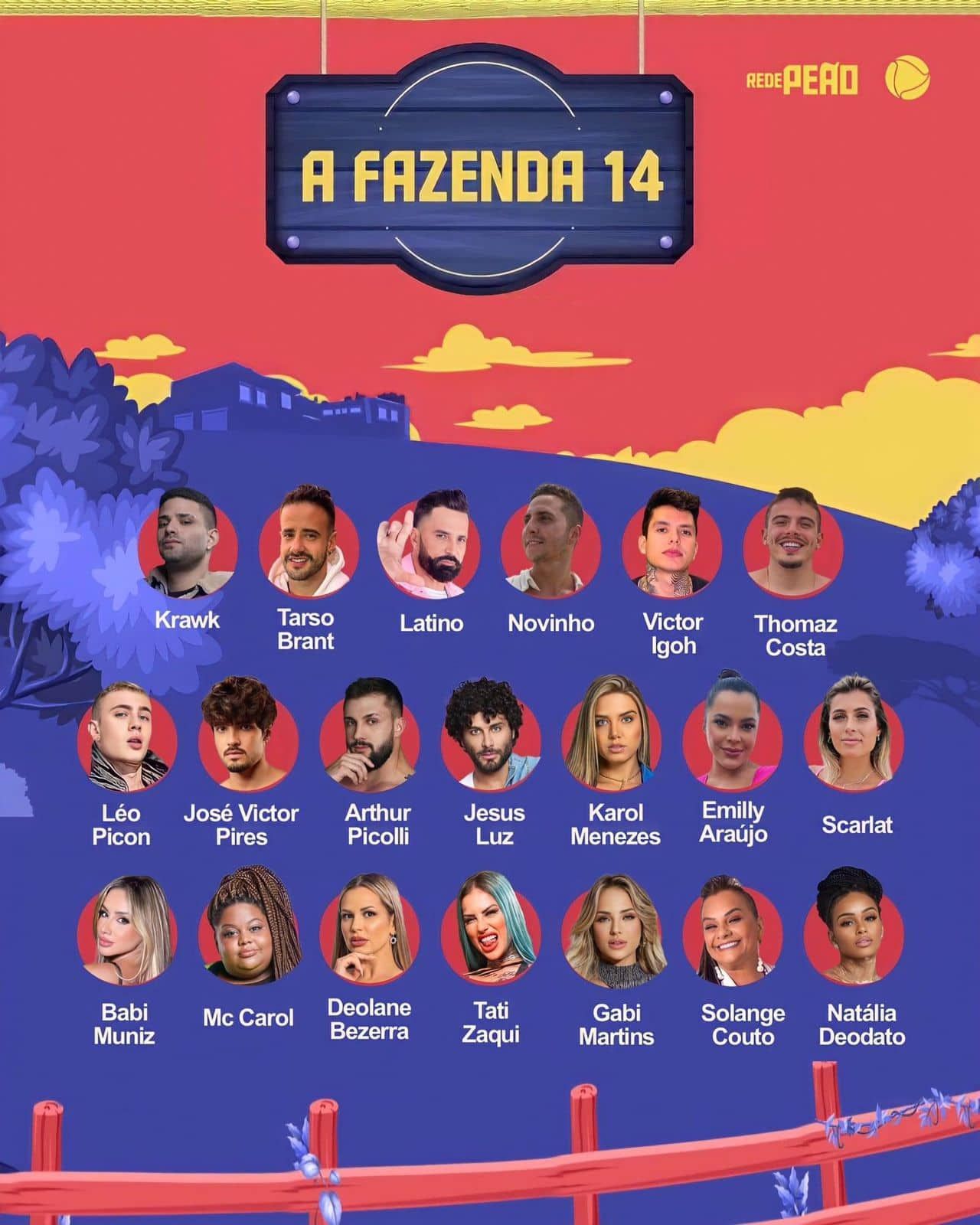 Central Reality on X: O elenco oficial de A Fazenda 14 #AFazenda   / X