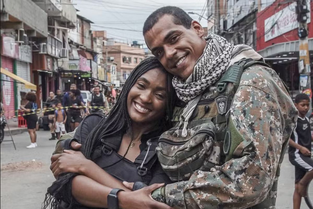 Erika Januza e Marcello Melo Jr.. Foto: Globoplay