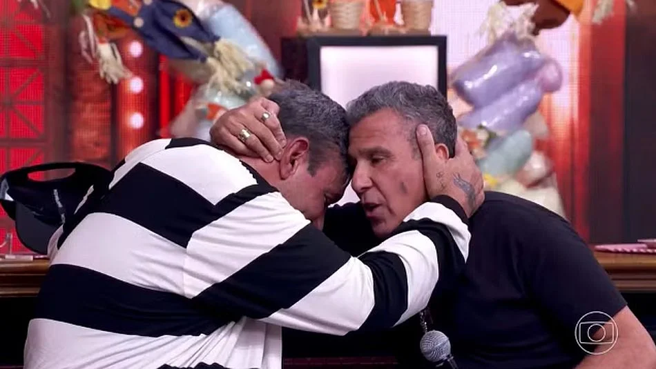 Alexandre Frota e Eri Johnson. Foto: Reprodução/Globo