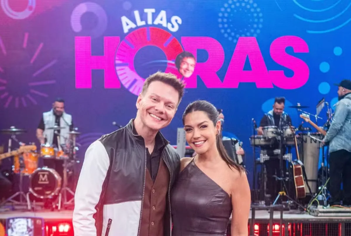 Michel Teló e Thaís Fersoza. Foto: Globo/ Evelyn Kosta