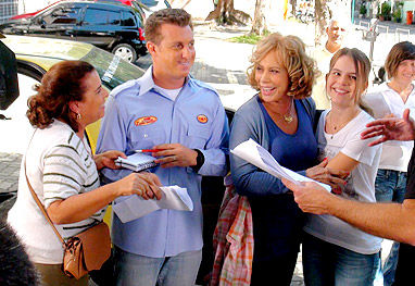 Bastidores: Luciano Huck participa da novela "Fina Estampa"