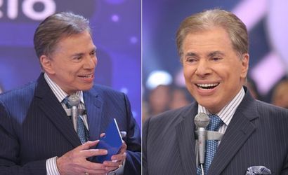 Insatisfeito com as críticas, Silvio Santos volta a escurecer os cabelos